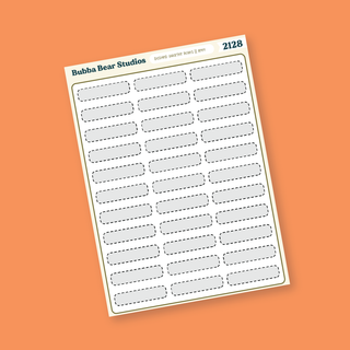 Dashed Quarter Boxes