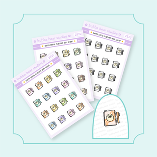Derpy Spiral Planner Bubba Bear Studios Derpy Spiral Planner Stickers