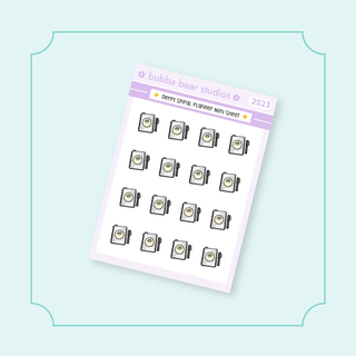 Derpy Spiral Planner Bubba Bear Studios Derpy Spiral Planner Stickers