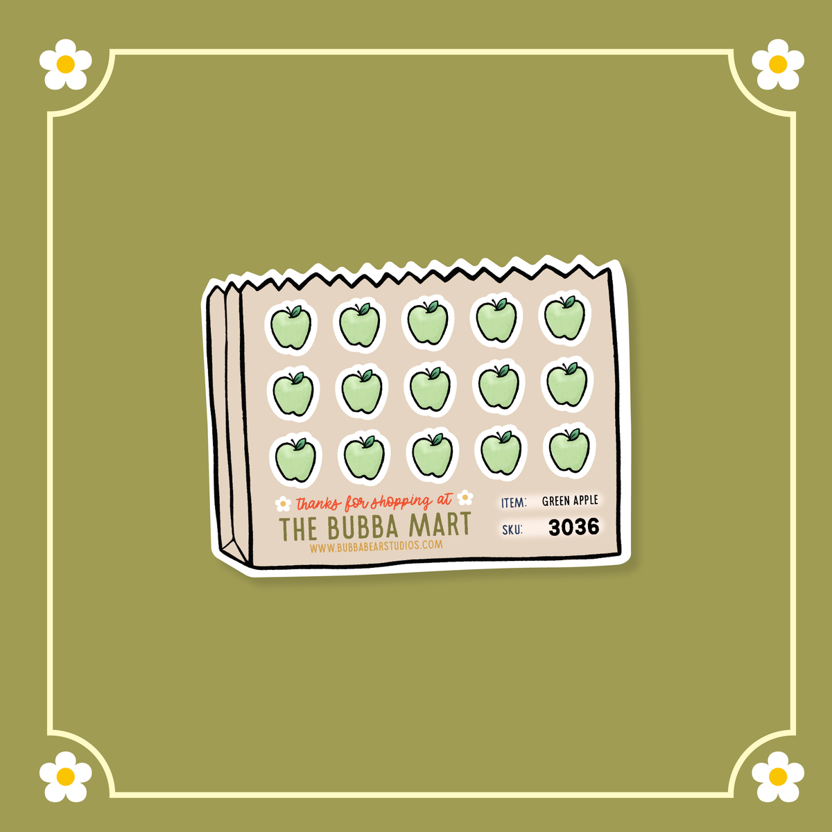 Green Apple Bubba Bear Studios green-apple-bubba-bear-studios