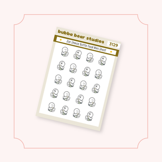 Joe Shmoe Bottle Feed Mini Sheet Bubba Bear Studios Joe Shmoe Bottle Feed Stickers