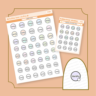 Laundry Circle Buy All (Set of 2) Bubba Bear Studios Laundry Circle Stickers