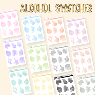 Alcohol Swatches Bubba Bear Studios Alcohol Swatches Stickers