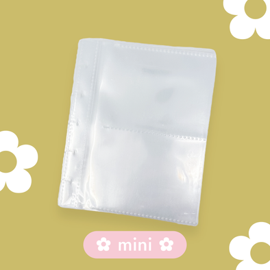 ✿ MINI ✿ 2-Pocket Refill Pack for Disc Album Sticker Storage