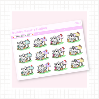 Happy Mail Is Here Colorful Bubba Bear Studios Happy Mail Is Here