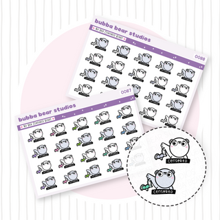 No Bra Censored Bears Buy All (Set of 2) Bubba Bear Studios No Bra Censored Bears