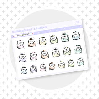 Derpy Envelopes Colorful Bubba Bear Studios Derpy Envelopes