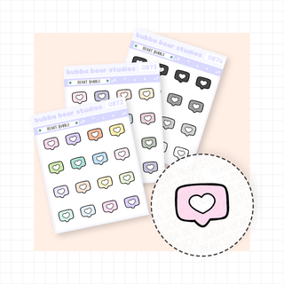 Heart Bubble Buy All (Set of 3) Bubba Bear Studios Heart Bubble