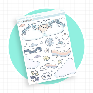 Head in the Clouds Deco Bubba Bear Studios Head in the Clouds Deco