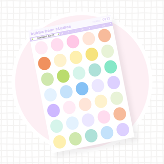 Transparent Circles Colorful Bubba Bear Studios Transparent Circles