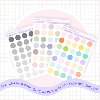 Transparent Circles Buy All (Set of 3) Bubba Bear Studios Transparent Circles