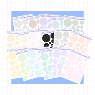 Circles - Grid Paper Buy All (Set of 17) Bubba Bear Studios Circles - Grid Paper