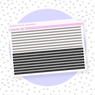 Divider Strips - Stars Minimal Bubba Bear Studios Divider Strips - Stars