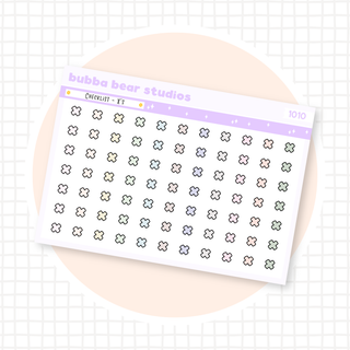 Checklist - X's Muted Bubba Bear Studios Checklist - X's