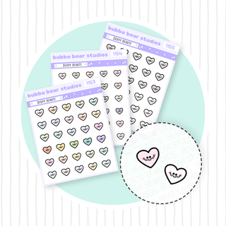 Derpy Hearts Buy All (Set of 3) Bubba Bear Studios Derpy Hearts