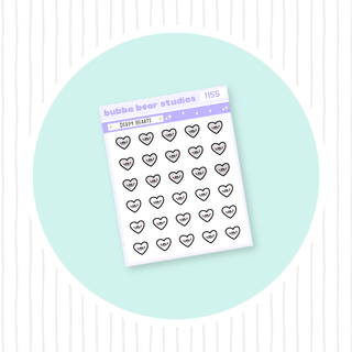 Derpy Hearts Minimal Bubba Bear Studios Derpy Hearts