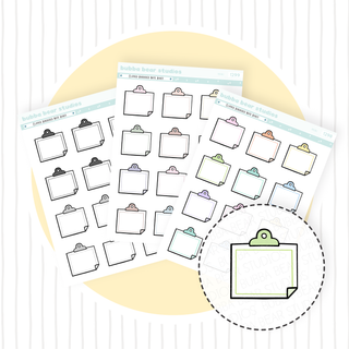 Clipped Bordered Note Boxes Mini Buy All (Set of 3) Bubba Bear Studios Clipped Bordered Note Boxes