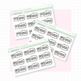 Bubba New Releases Buy All (Set of 3) Bubba Bear Studios Bubba New Releases Stationery