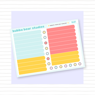 Hobonichi Cousin DAILY - Adorkable Bubba Bear Studios Hobonichi Cousin DAILY - Adorkable Stationery