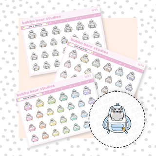 Bear in Backpack Buy All (Set of 3) Bubba Bear Studios Bear in Backpack Stationery