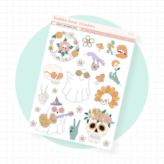 Groovy Halloween Deco Bubba Bear Studios Groovy Halloween Deco