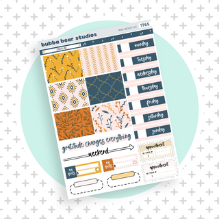 MINI - Caroline Page 1 - Deco and Date Covers Bubba Bear Studios MINI - Caroline Stationery