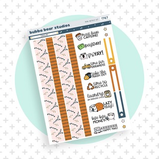 MINI - Caroline Page 3 - Washi and Text Bubba Bear Studios MINI - Caroline Stationery