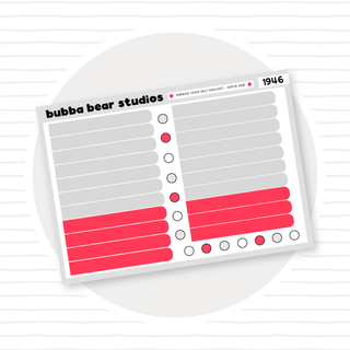 Hobonichi Cousin DAILY - Hipster Xmas Bubba Bear Studios Hobonichi Cousin DAILY - Hipster Xmas Stationery