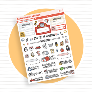 VERTICAL - Cozy Cottage Town VERTICAL Page 3 - Icons Bubba Bear Studios VERTICAL - Cozy Cottage Town Stationery