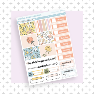 MINI - The Earth Laughs In Flowers Page 1 - Deco and Date Covers Bubba Bear Studios MINI - The Earth Laughs In Flowers Stationery