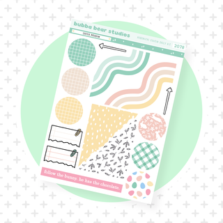 Hobonichi Cousin DAILY - Easter Meadow Page 4 - Extras Bubba Bear Studios Hobonichi Cousin DAILY - Easter Meadow Stationery