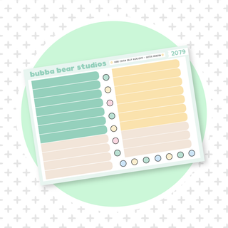 Hobonichi Cousin DAILY - Easter Meadow Bubba Bear Studios Hobonichi Cousin DAILY - Easter Meadow Stationery