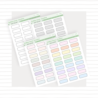 Dashed Third Boxes Mini Buy All (Set of 4) Bubba Bear Studios Dashed Third Boxes