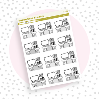 Desk Setup Standard Minimal Bubba Bear Studios Desk Setup Stationery