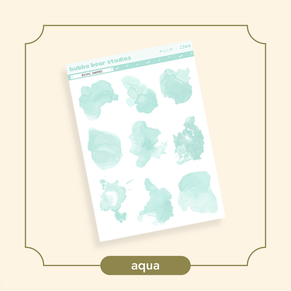 Alcohol Swatches Bubba Bear Studios Alcohol Swatches Stickers