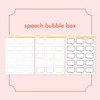 Speech Bubble Box Bubba Bear Studios Speech Bubble Box Stickers