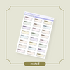 Reminder Highlight Bullet Box Mini Muted Bubba Bear Studios Reminder Highlight Bullet Box Stickers