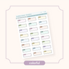 To Call Highlight Bullet Box Mini Colorful Bubba Bear Studios To Call Highlight Bullet Box Stickers