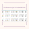 To Call Highlight Bullet Box Mini Buy All (Set of 3) Bubba Bear Studios To Call Highlight Bullet Box Stickers