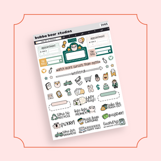 VERTICAL - Take Me To Paradise VERTICAL Page 3 - Icons Bubba Bear Studios VERTICAL - Take Me To Paradise Stickers