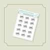 Overworked Beans Mini Sheet Minimal Bubba Bear Studios Overworked Beans Stickers