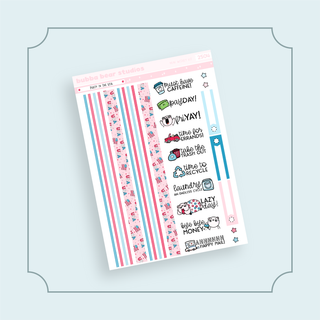 MINI - Party In The USA Page 3 - Washi and Text Bubba Bear Studios MINI - Party In The USA Stickers