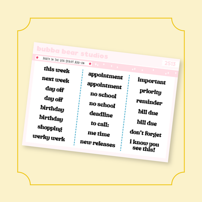 Party In The USA Script Add-On Bubba Bear Studios Party In The USA Script Add-On Stickers