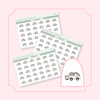 Ugh Driving Bean Standard Buy All (Set of 3) Bubba Bear Studios Ugh Driving Bean Stickers