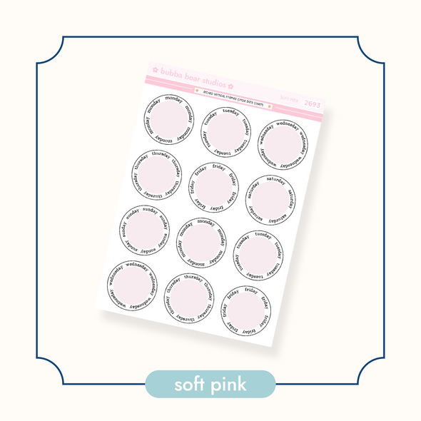 Arched Vertical - Framed Circle Date Covers