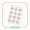 Arched Vertical - Framed Circle Date Covers Soft Brown Bubba Bear Studios Arched Vertical - Framed Circle Date Covers