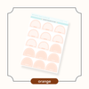 Arched Vertical - Framed Arch Sidebar Stickers Orange Bubba Bear Studios Arched Vertical - Framed Arch Sidebar Stickers