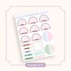 VERTICAL - Treat or Treat BBS PLANNER - ARCHED VERTICAL ADD-ON - Framed Arch Bubba Bear Studios VERTICAL - Treat or Treat Stickers