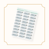 Weather Blocks Standard Partly Cloudy Bubba Bear Studios Weather Blocks Stickers