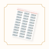 Weather Blocks Mini Partly Cloudy Bubba Bear Studios Weather Blocks Stickers